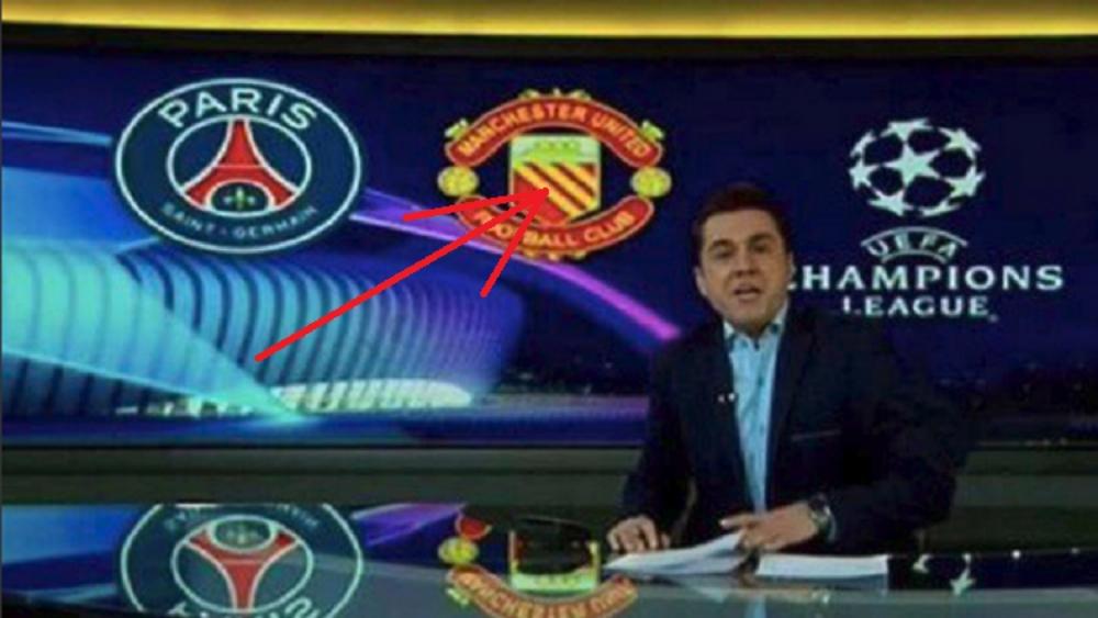 "الشيطان" يتسبب في تغيير شعار مانشستر يونايتد بقناة إيرانية!