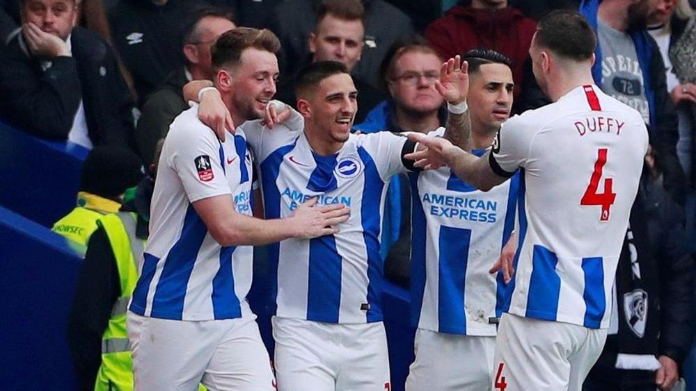 برايتون وميلوول إلى ربع نهائي كأس الاتحاد الإنكليزي