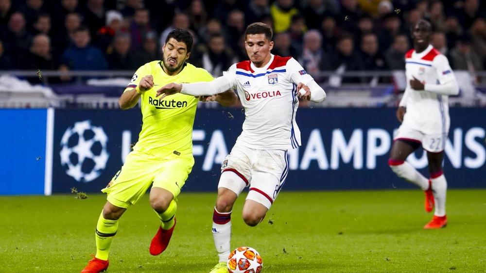 التعادل يؤجل الحسم بين أولمبيك ليون وبرشلونة