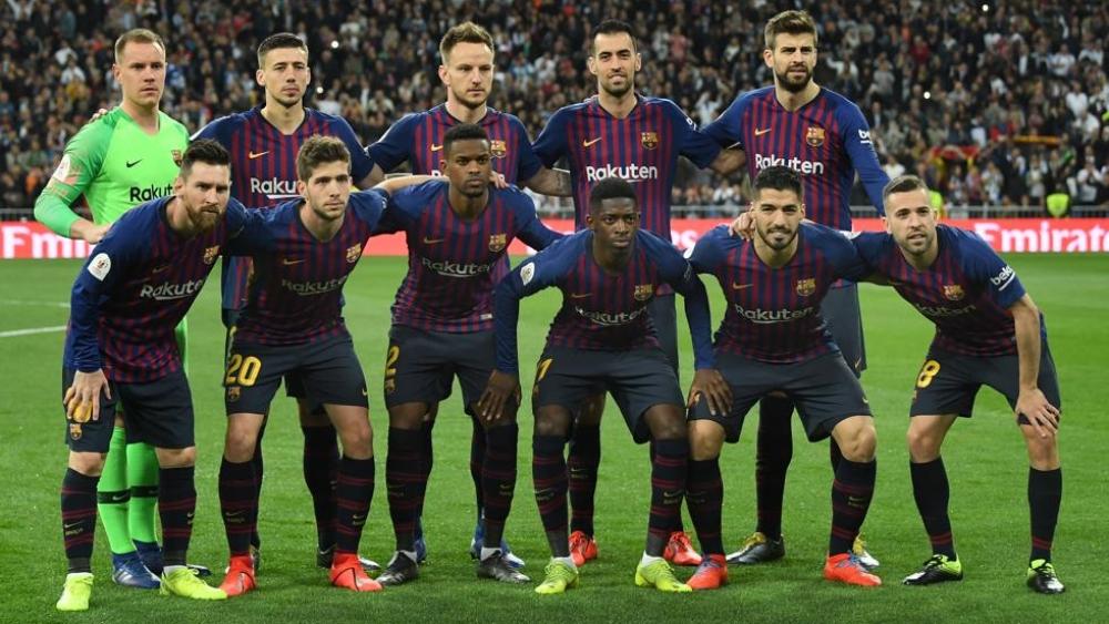 التشكيلة الرسمية لبرشلونة في "الكلاسيكو" ضد ريال مدريد