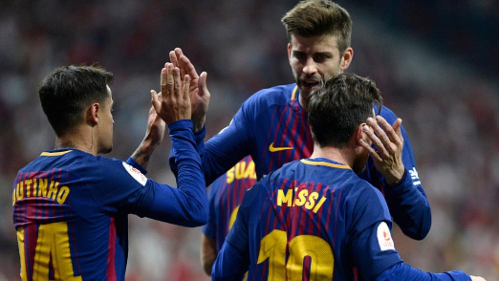 بيكيه يصرخ في وجه كوتينيو بمران برشلونة