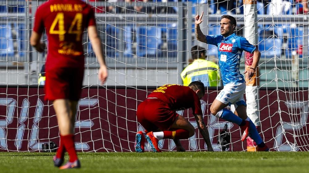 نابولي يمطر شباك روما برباعية