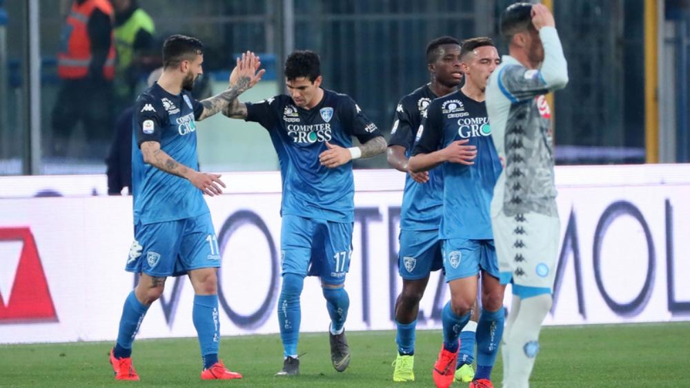 إمبولي يهدي يوفنتوس فرصة حسم اللقب في نهاية الأسبوع