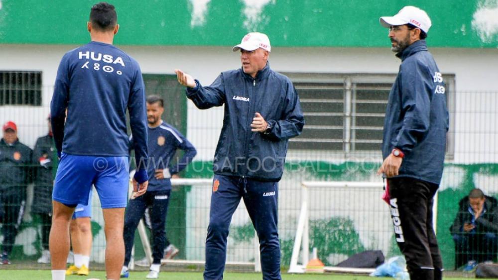 حسنية أكادير يجري آخر حصصه التدريبية في ملحق ملعب "الأب جيكو" قبل مواجهة الرجاء