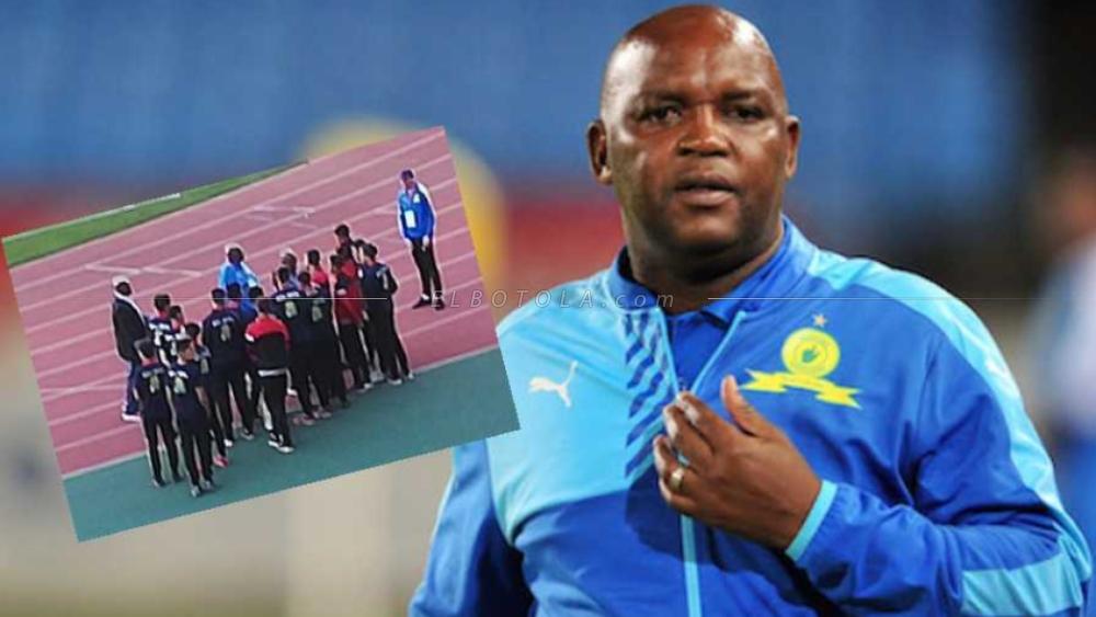 خطوة "غير مسبوقة" لمدرب سان داونز تجاه جامعي الكرات قبل إنطلاق مواجهة الوداد