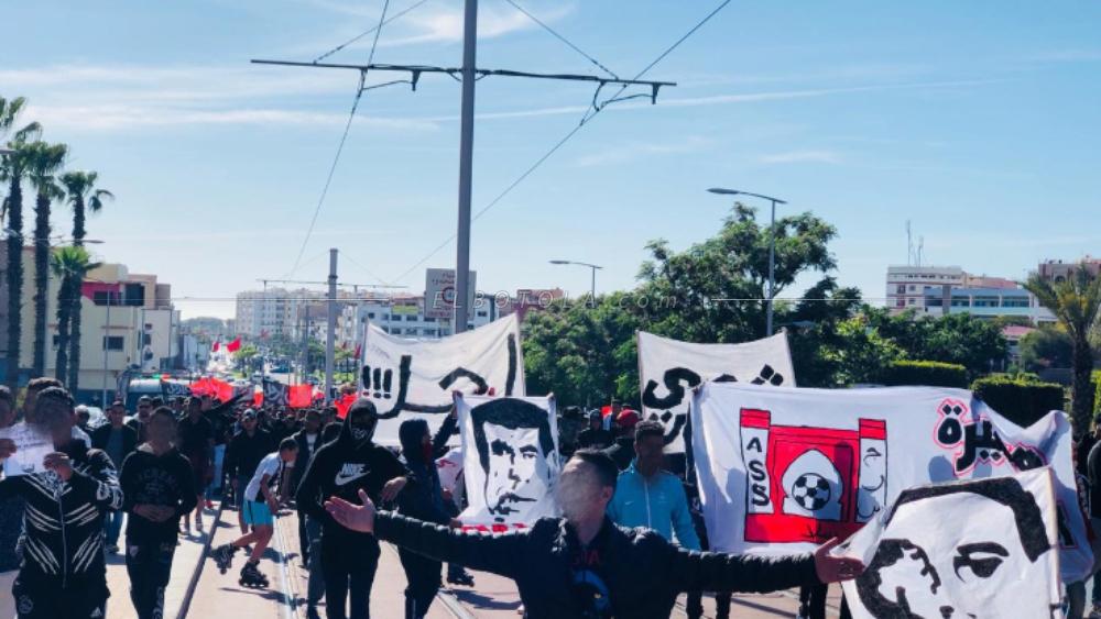 جماهير الجمعية السلاوية تواصل انتفاضاتها في وجه إدارة "شكري"..و ترفع شعار "مسيرة التحرير"