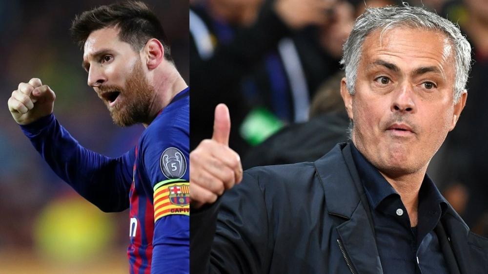 مورينيو يعترف: "برشلونة مع ميسي يمكنه حسم أي مباراة"