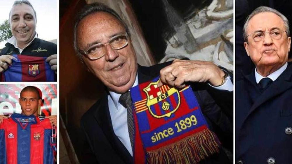 رئيس أسبق لبرشلونة: ارتديت ملابس نادل للتعاقد مع رونالدو