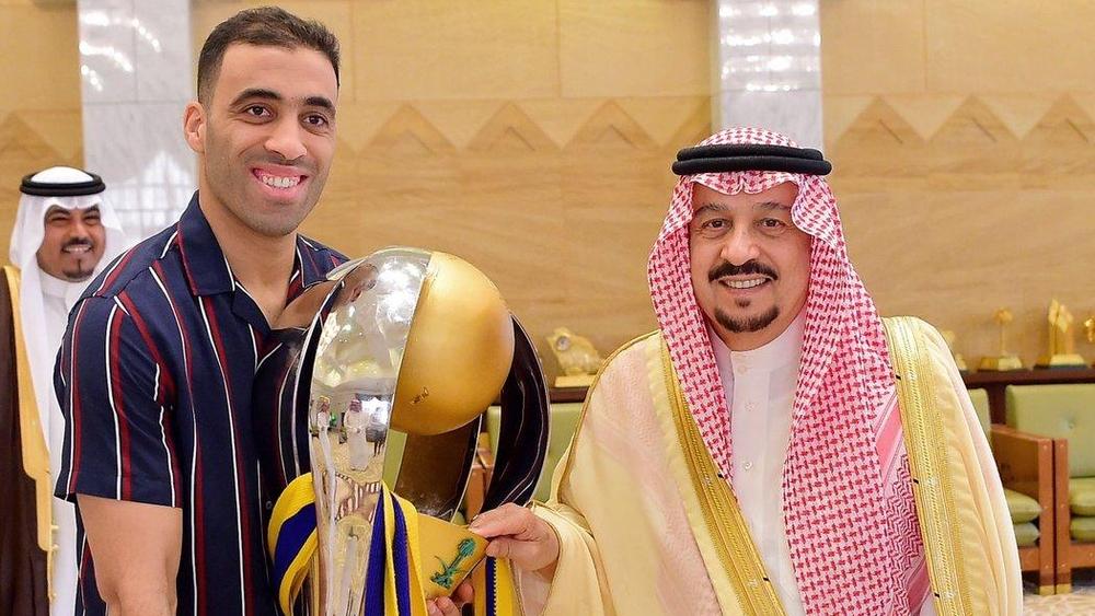 حمد الله ورِفاقه يحظون باستقبالٍ من أمير الرياض