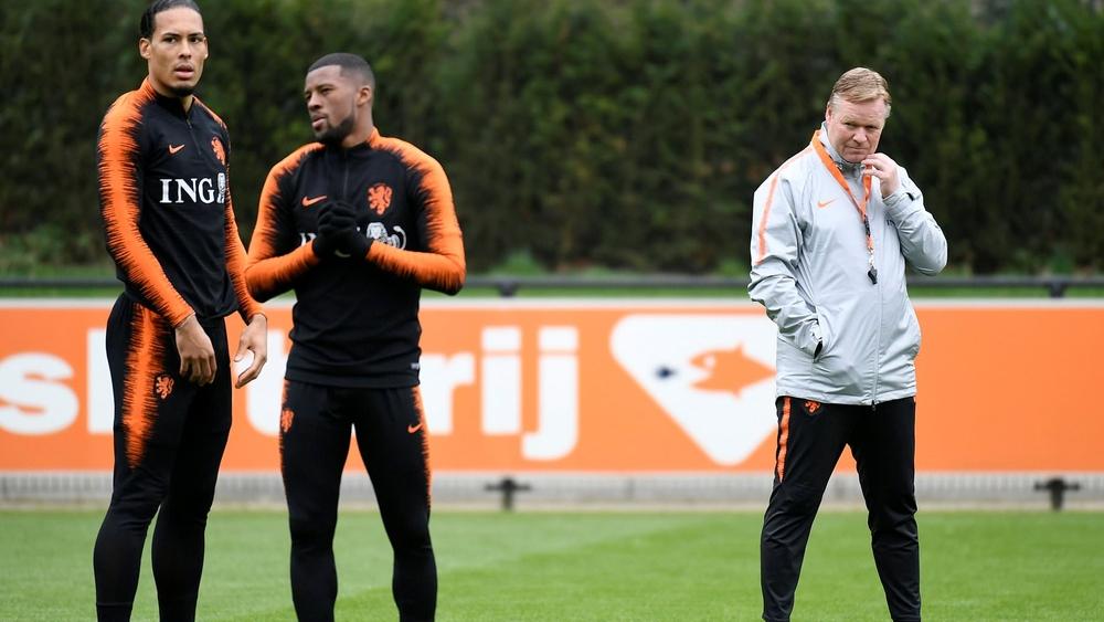 كومان يدعم فان ديك وفينالدوم في نهائي الأبطال