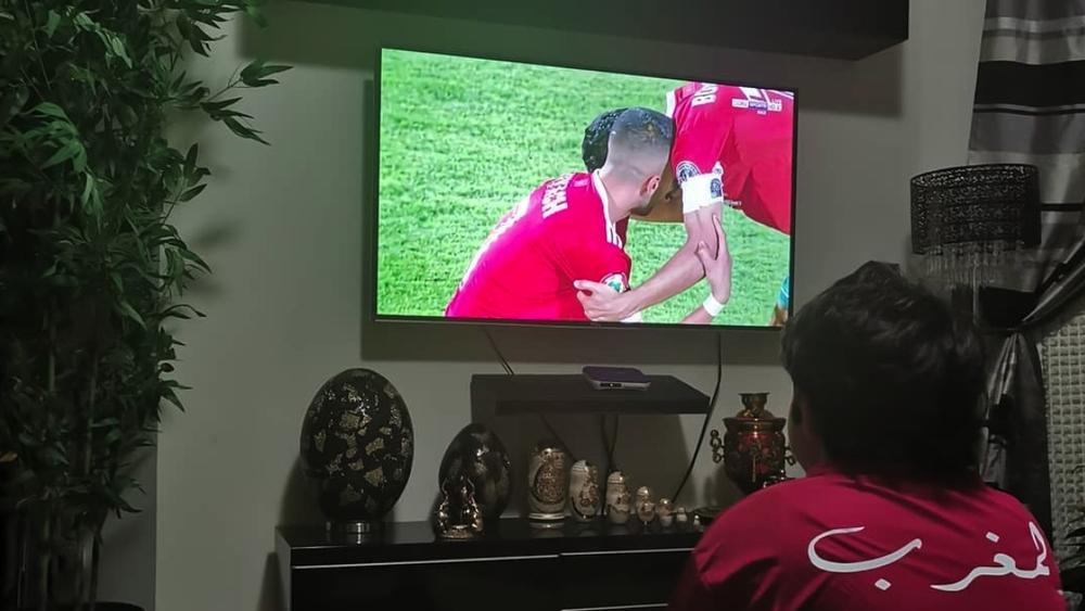 إقصاء المغرب يُبكي إبن المعلق الجزائري حفيظ دراجي