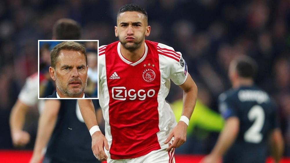 دي بور: "وضع زياش غير واضح وهو الآخر قد يرحل"