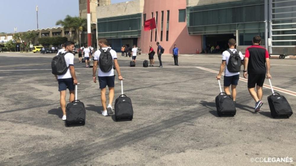 وصول ليغانيس إلى المغرب لمواجهة ناديا الرجاء الرياضي واتحاد طنجة
