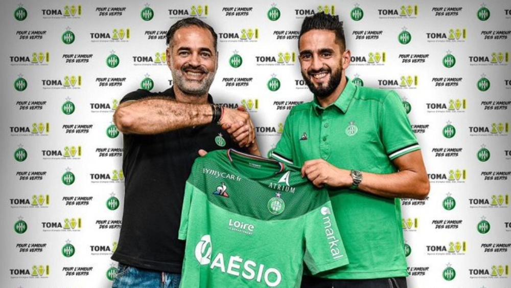 رسمياً | الجزائري بودبوز ينتقل إلى صفوف سانت إيتيان