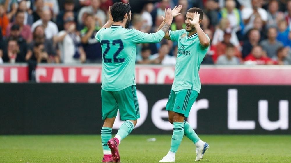 هازار يقود ريال مدريد للفوز وديا على سالزبورغ