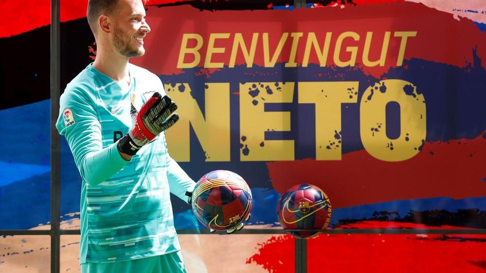 برشلونة يعلن مدة غياب حارسه الاحتياطي نيتو