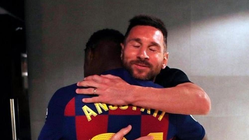 رسالة عاطفية من ميسي لأنسو فاتي وأبناء "لا ماسيا"