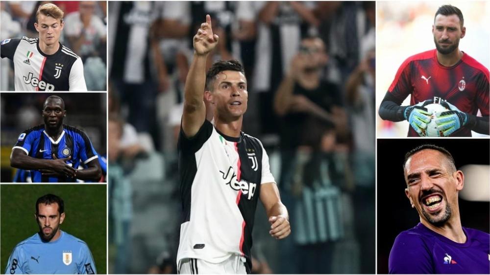 رونالدو يتقاضى راتبًا أعلى من "لوكاكو وريبيري ودي ليخت ودوناروما وجودين" مجتمعين