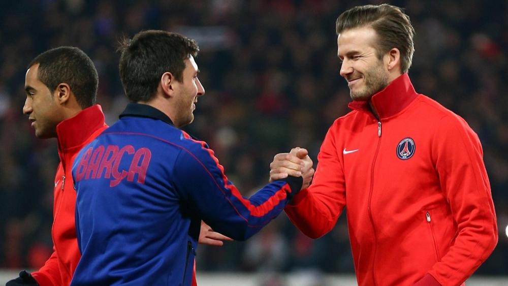 تقارير: بيكهام تواصل مع ميسي محاولا إقناعه بالانضمام لفريقه