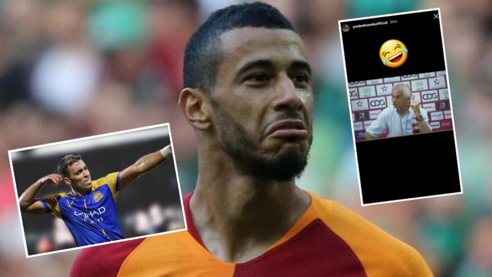 بلهندة يتفاعل بطريقة "ساخرة" مع سؤال صحفي طُرح على خليلوزيتش حول عبد الرزاق  حمد الله