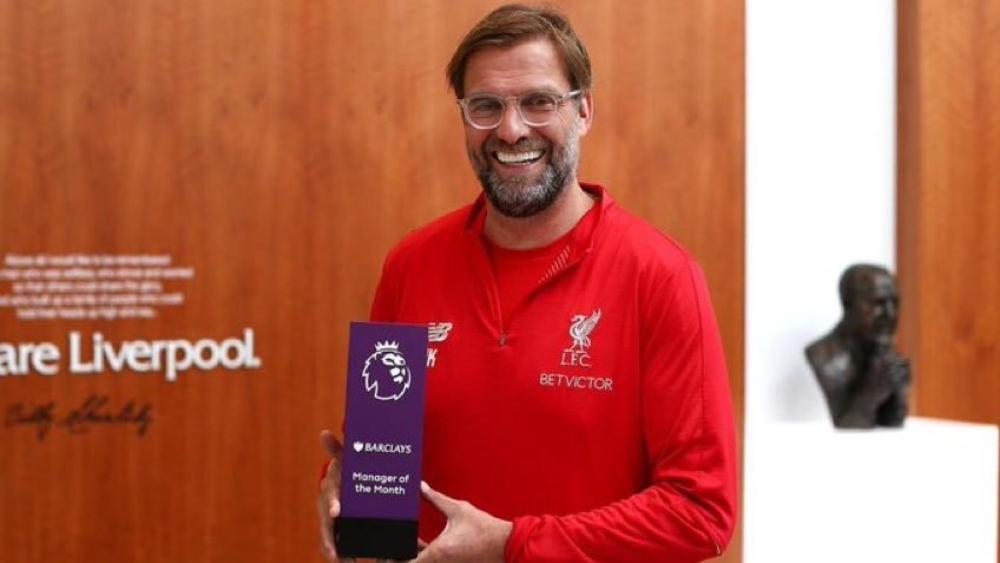 رسميًا | يورجن كلوب مدرب شهر أغسطس في البريميرليج