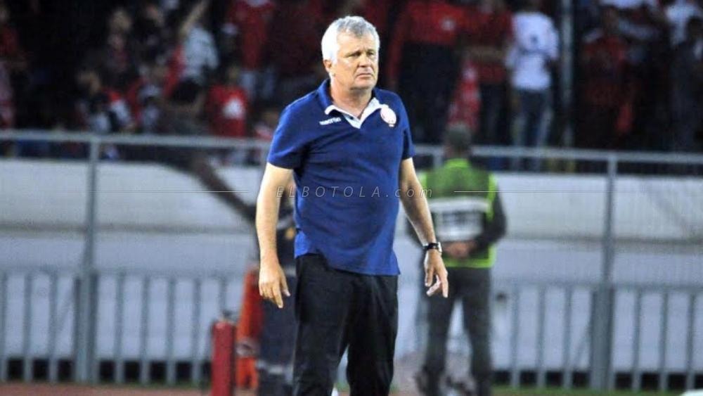 زوران: "أعتذر بشدة من جماهير الوداد وخروجنا بهذه الطريقة غير مقبول بتاتا"