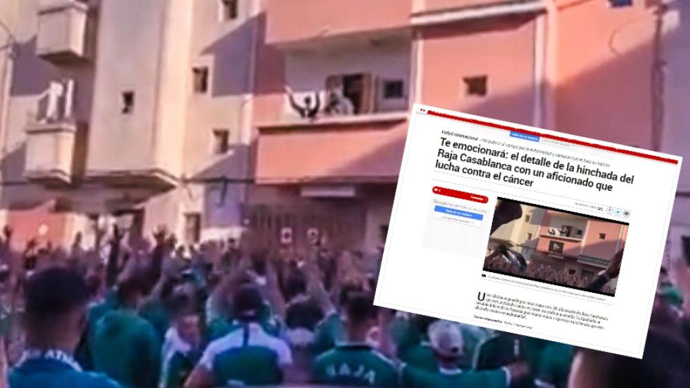 "ماركا" الإسبانية تسلط الضوء على "فيديو" زيارة أعضاء الإيغلز للمشجع الرجاوي "السيمو" المصاب بالسرطان