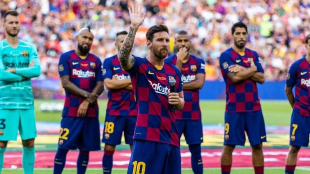 ميسي يجمع لاعبي برشلونة على العشاء قبل مواجهة خيتافي