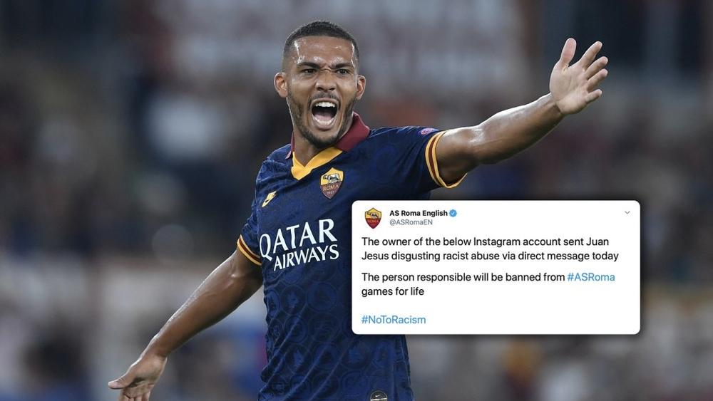 روما يحرم مشجعه العنصري من دخول الملعب مدى الحياة