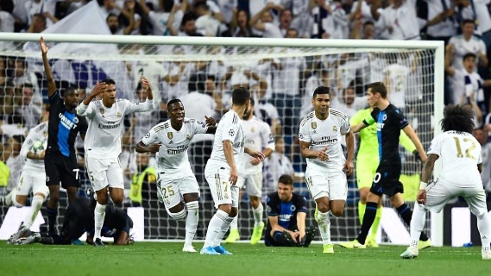 دوري الأبطال | ريال مدريد ينجو من الهزيمة أمام كلوب بروج