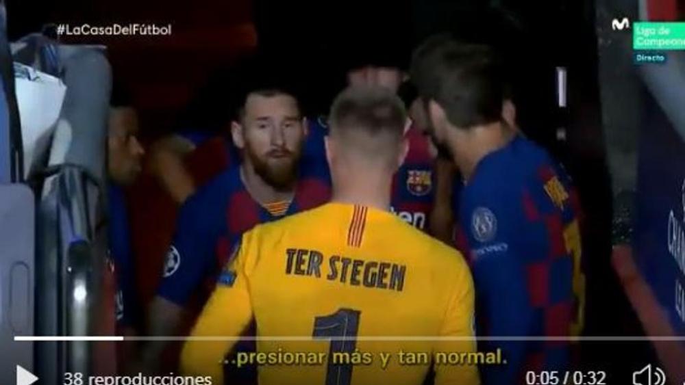 الكشف عن خطاب ميسي وبيكيه للاعبين قبل انطلاق شوط "الريمونتادا" أمام الإنتر