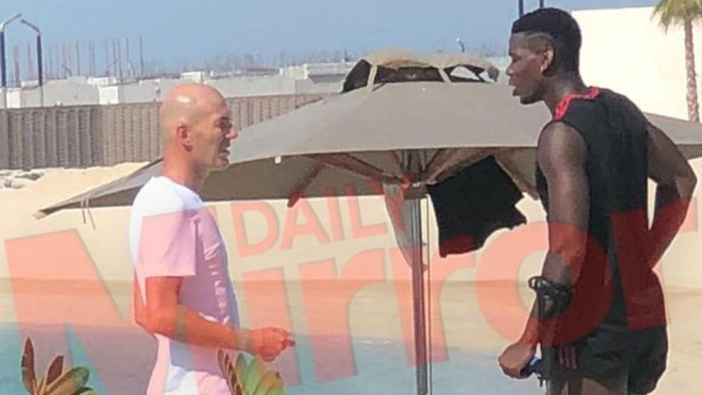 صورة زيدان وبوغبا تدق "ناقوس الخطر" في مانشستر يونايتد