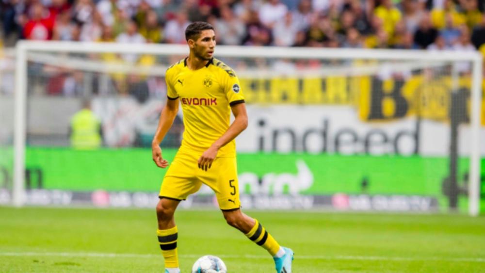 أشرف حكيمي أساسي في قمة الجولة الثامنة من "الدوري الألماني"