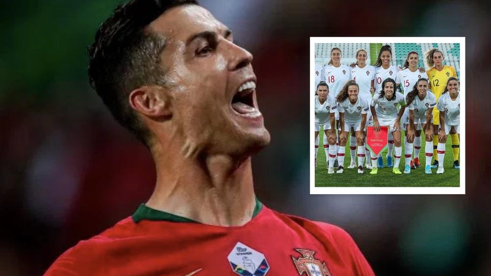 كريستيانو يرسل خطابًا وهدية "استثنائية" لفريق شابات البرتغال