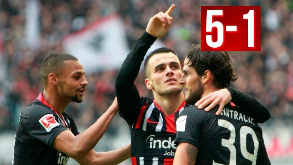 أينتراخت فرانكفورت يُهين البايرن بخماسية في البوندسليجا