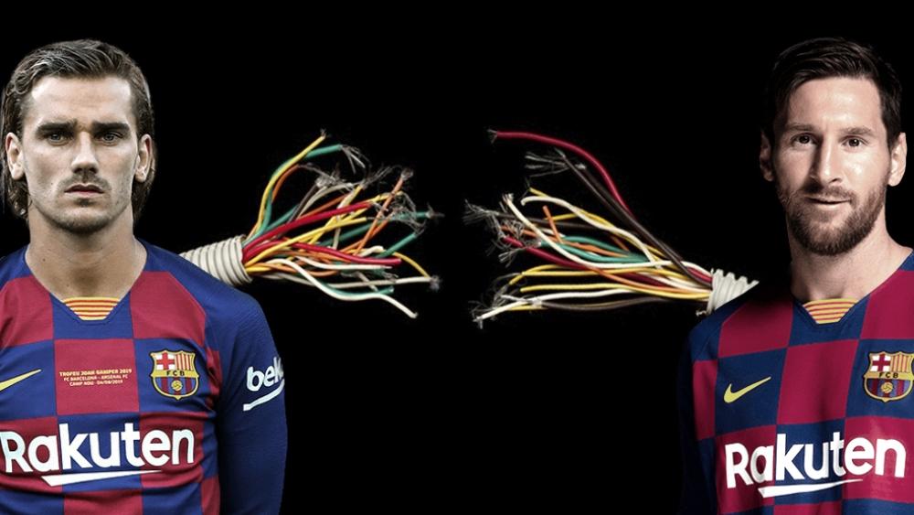 الإحصائيات تؤكد أن الاتصال مقطوع بين ميسي وجريزمان