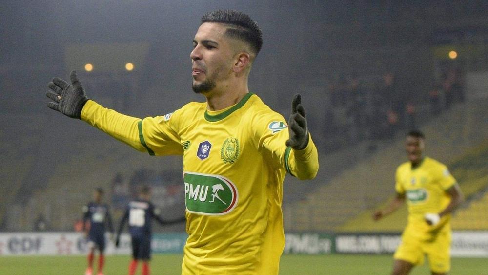 المغربي عمران لوزا يسجل.. وفريقه نانت ينهزم ويفشل في الارتقاء لوصافة "الليغ1"