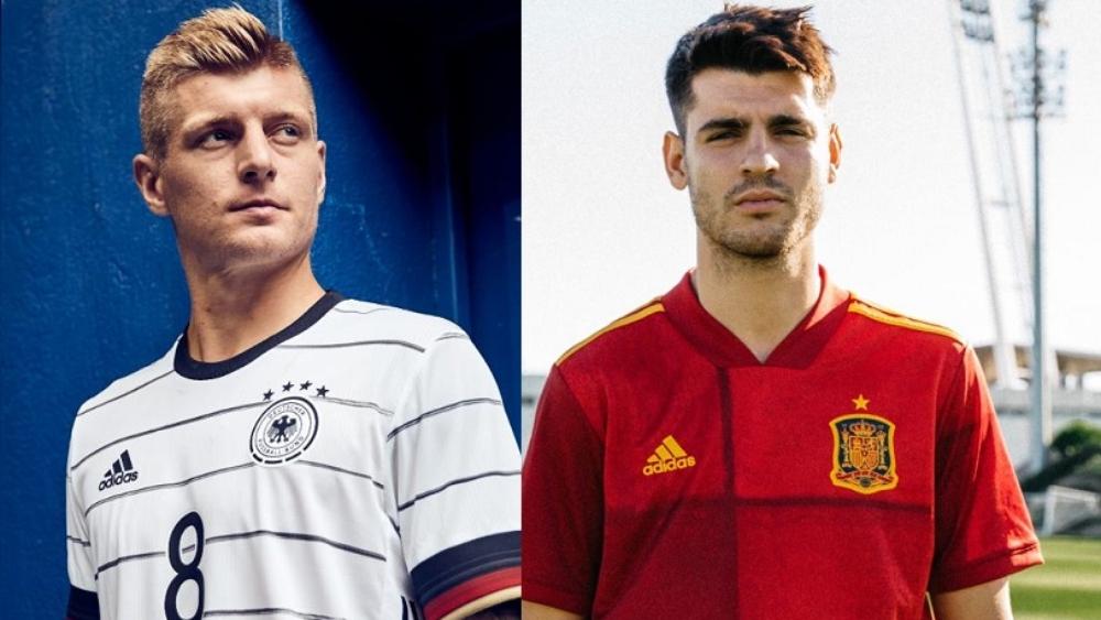 بالصور | الكشف عن قميص ألمانيا وإسبانيا وبلجيكا.. في "يورو 2020"