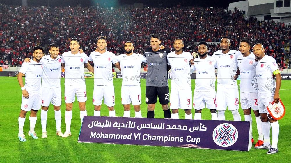 التشكيلة الرسمية للوداد أمام إتحاد العاصمة الجزائري