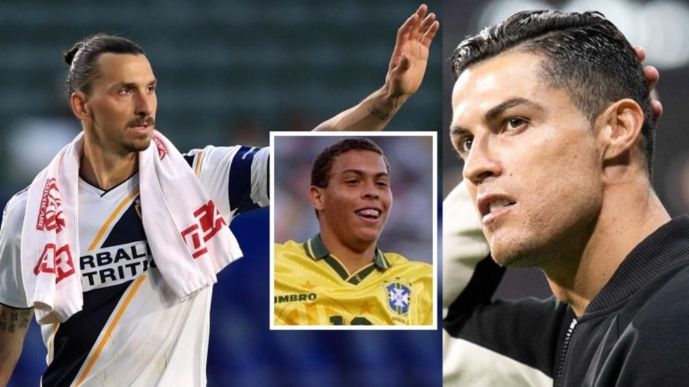 إبراهيموفيتش: "رونالدو الحقيقي هو البرازيلي.. كريستيانو لا يملك موهبة طبيعية"