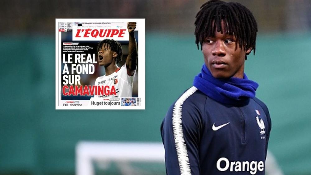 رين يبلغ ريال مدريد بسعر "كامافينجا" جوهرة الدوري الفرنسي