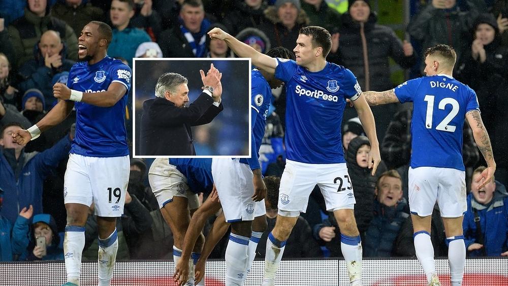 أنشيلوتي "ينجح" في أول اختبار ويقود إيفرتون لهزم بيرنلي