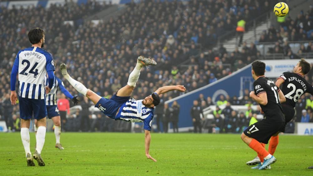 بفعل هدف "ساحر" تشيلسي يفقد نقطتين أمام برايتون