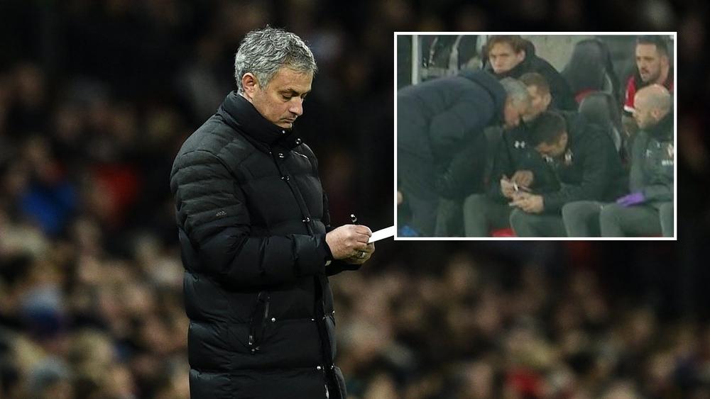 مورينيو يَخطِف الأنظار.. المدرب البرتغالي وبكُلِّ "جُرأَة" حاول "التَّجسُّس" على الطاقم التقني لساوثامبتون!