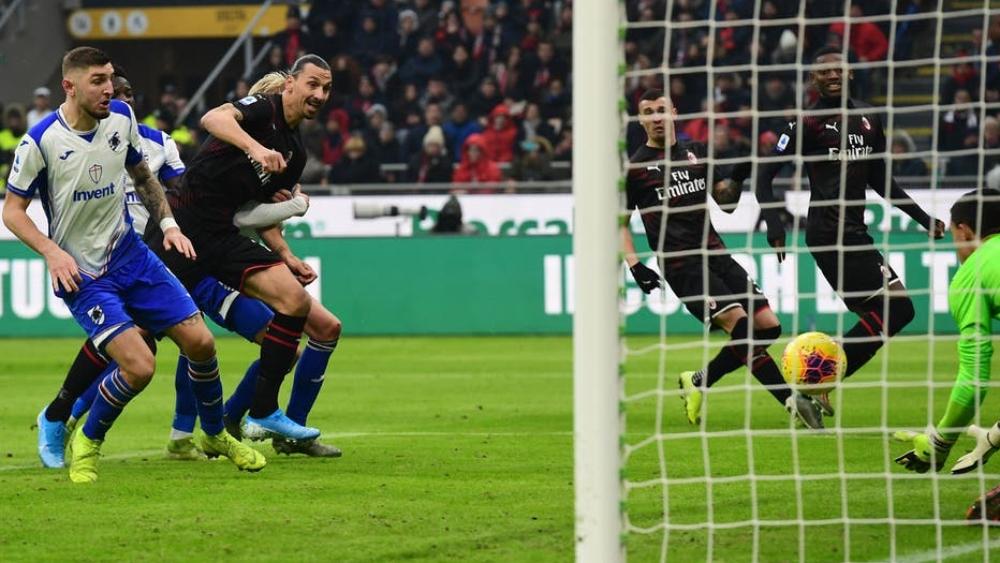 مدرب ميلان راضٍ عن ظهور إبراهيموفيتش الأول