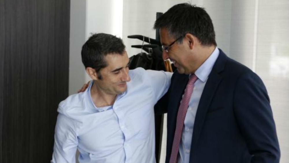 "ماركا" | إدارة برشلونة لا تخطط لإقالة فالفيردي