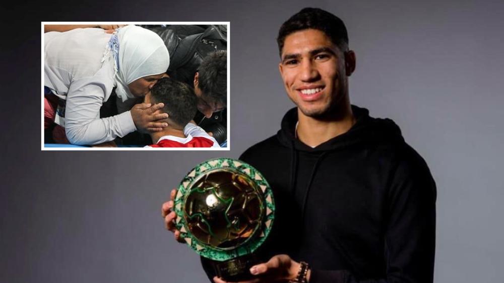 والدة أشرف حكيمي: "أتصل به قبل وبعد كل مباراة"