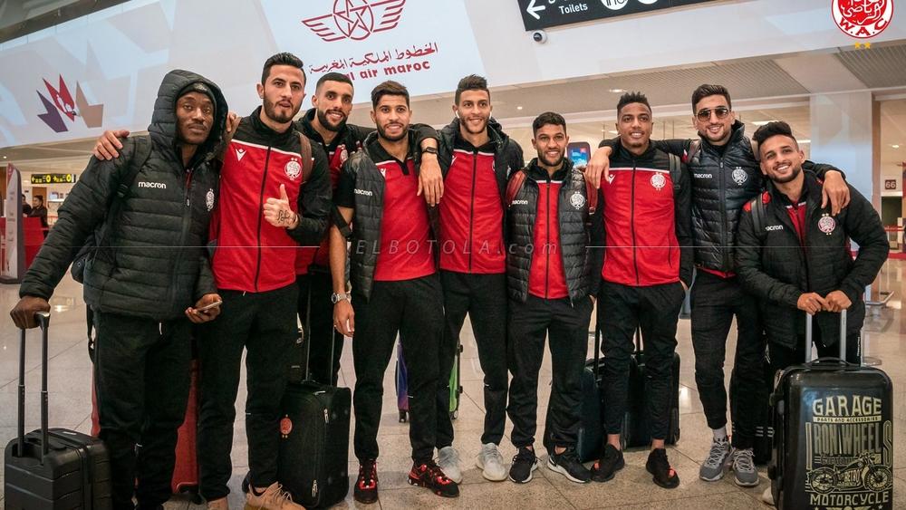 بعثة الوداد تغادر "أرض الوطن" و الحداد أبرز الغائبين