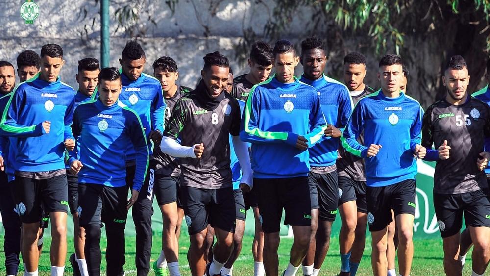 الرجاء يستأنف تداريبه استعدادا لفيتا كلوب