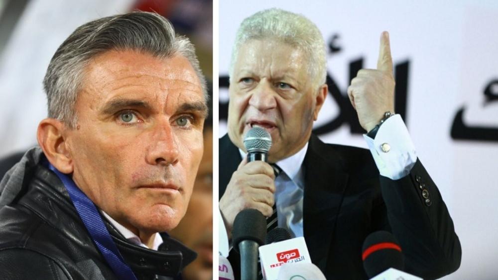 مرتضى منصور "يُحذر" مدرب الزمالك كارتيرون بسبب مباراة "السوبر" أمام الترجي!